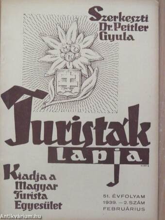 Turisták Lapja 1939. februárius