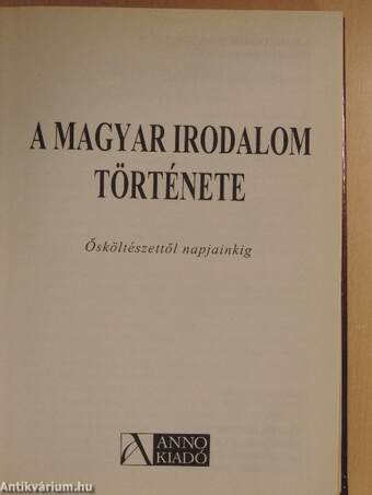 A magyar irodalom története