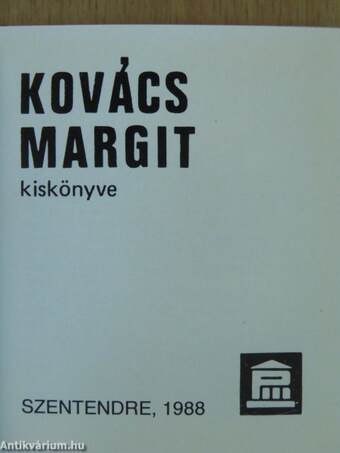 Kovács Margit kiskönyve (minikönyv) (számozott)