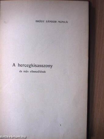 A hercegkisasszony