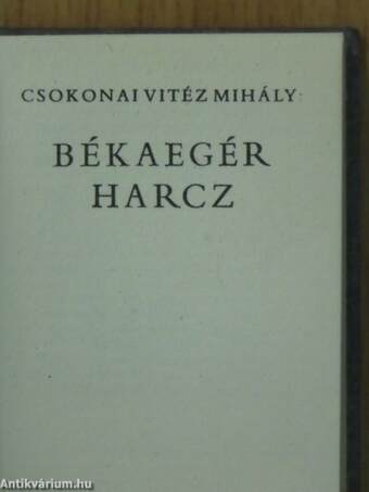 Békaegér harcz (minikönyv)