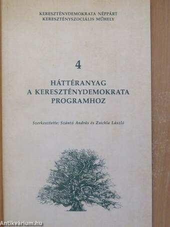 Háttéranyag a kereszténydemokrata programhoz