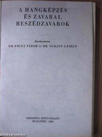 A hangképzés és zavarai/Beszédzavarok