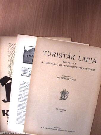 Turisták Lapja 1940. januárius-december/A Magyar Turista Szövetség Hivatalos Értesítője 1940. január 15.