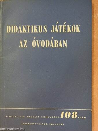 Didaktikus játékok az óvodában