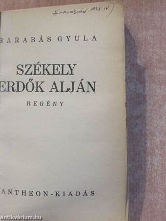 Székely erdők alján