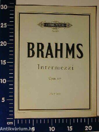 Brahms intermezzi