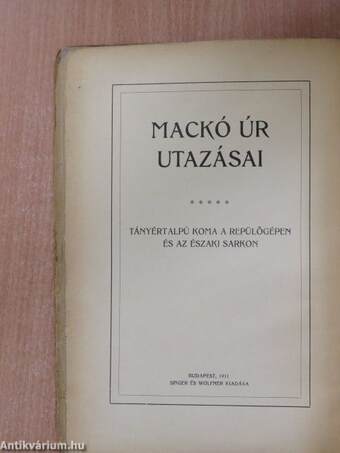 Tányértalpú koma a repülőgépen és az északi sarkon