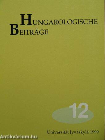 Hungarologische Beiträge 12.