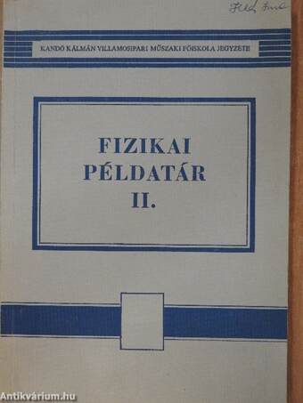 Fizikai példatár II.