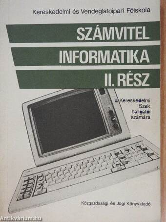 Számvitel - informatika II.