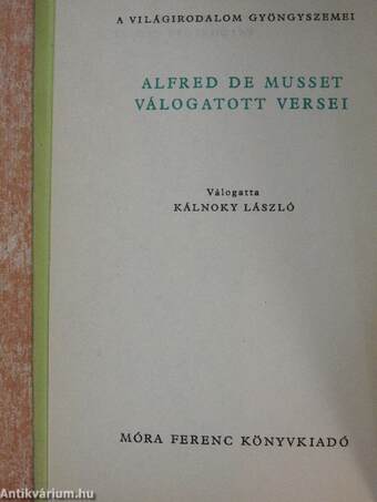 Alfred de Musset válogatott versei