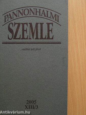 Pannonhalmi Szemle 2005/3.