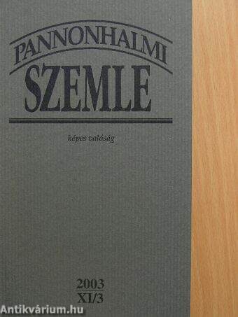 Pannonhalmi Szemle 2003/3.