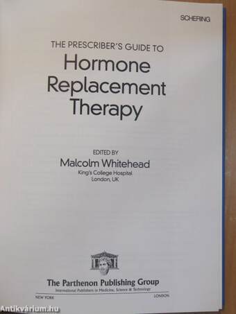 The Prescriber's Guide to Hormone Replacement Therapy