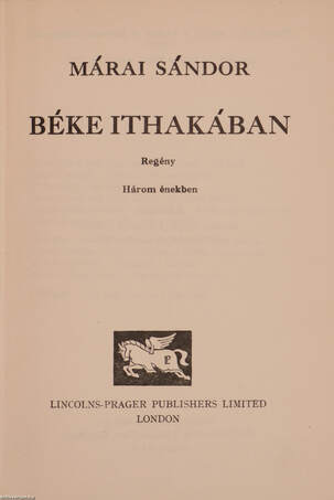 Béke Ithakában