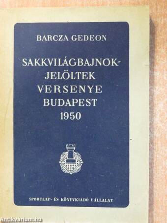 Sakkvilágbajnok-jelöltek versenye Budapest 1950