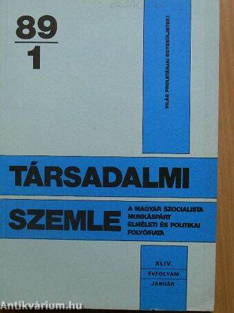 Társadalmi Szemle 1989. január