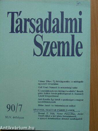 Társadalmi Szemle 1990. július