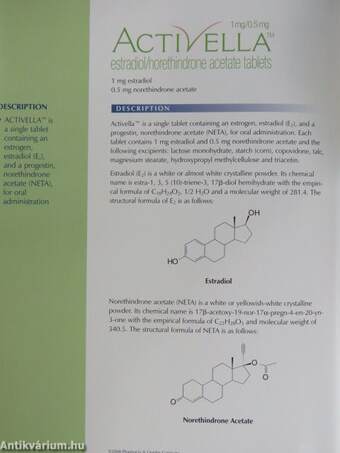 Activella estradiol/norethindrone acetate tablets