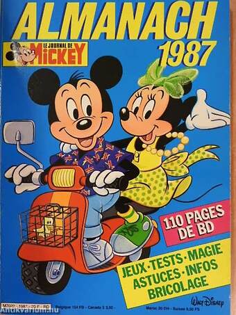 Almanach-Le Journal de Mickey 1987