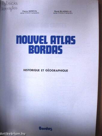 Nouvel Atlas Bordas