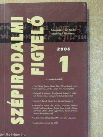 Szépirodalmi Figyelő 2006/1-6.