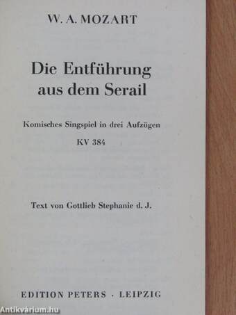 Die Entführung aus dem Serail