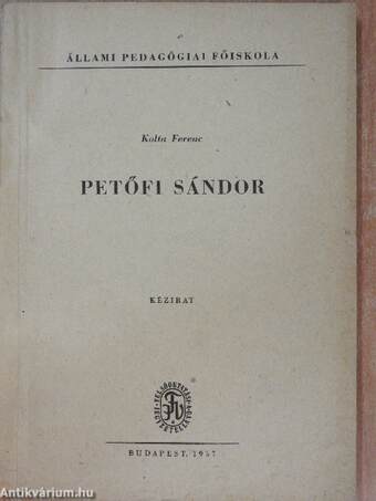 Petőfi Sándor