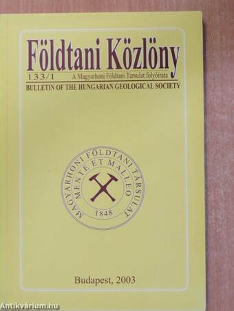 Földtani Közlöny 2003/1-4.