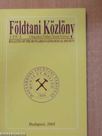 Földtani Közlöny 2005/1-4.