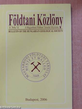 Földtani Közlöny 2006/1-4.