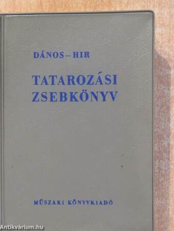 Tatarozási zsebkönyv