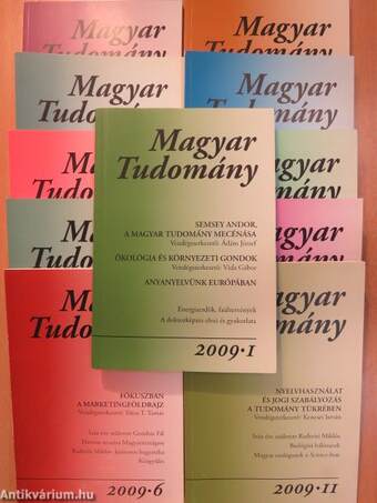 Magyar Tudomány 2009. (nem teljes évfolyam)