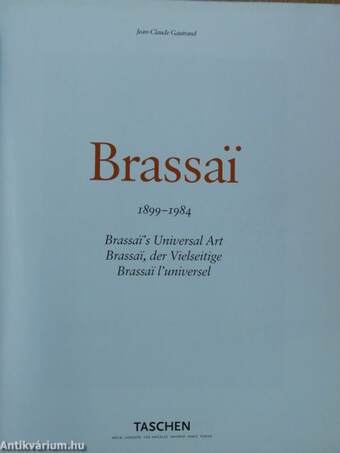 Brassai 1899-1984