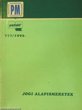 Jogi alapismeretek