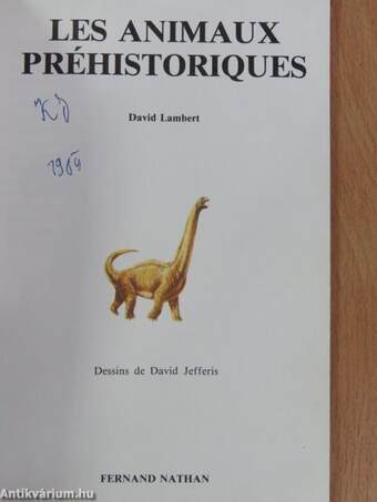 Les animaux préhistoriques