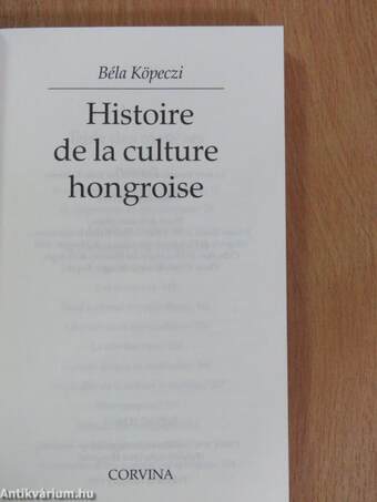 Histoire de la culture hongroise