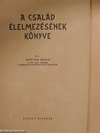 A család élelmezésének könyve