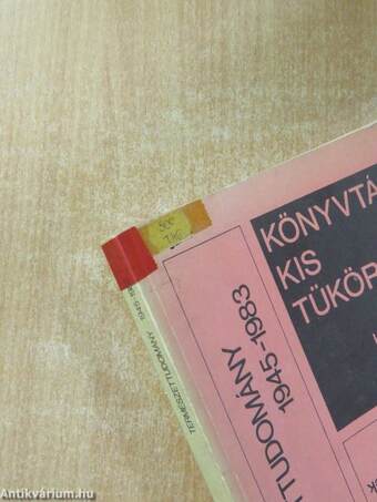 Könyvtári kis tükör ajánló könyvjegyzék - Természettudomány 1945-1983