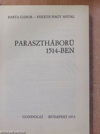 Parasztháború 1514-ben