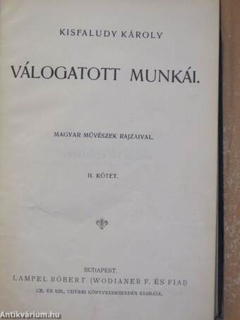 Kisfaludy Károly válogatott munkái II.