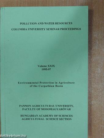 Environmental Protection in Agriculture of the Carpathian Basin