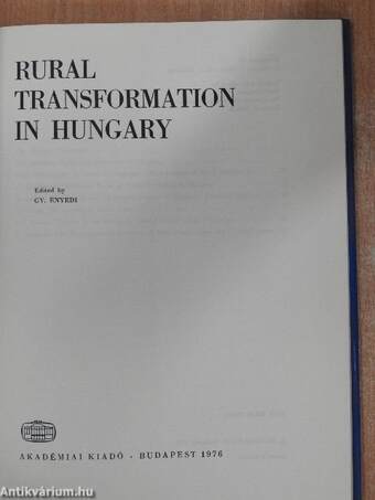 Rural Transformation in Hungary