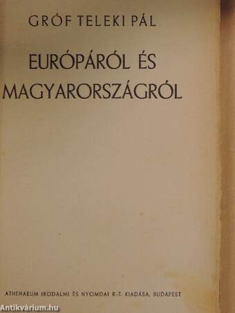 Európáról és Magyarországról