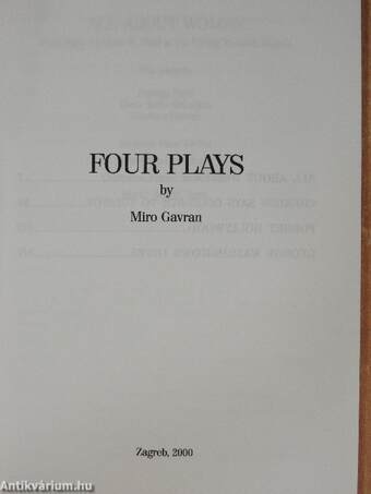 Four Plays