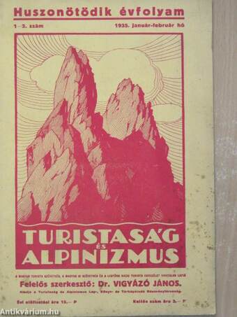 Turistaság és Alpinizmus 1935. január-december