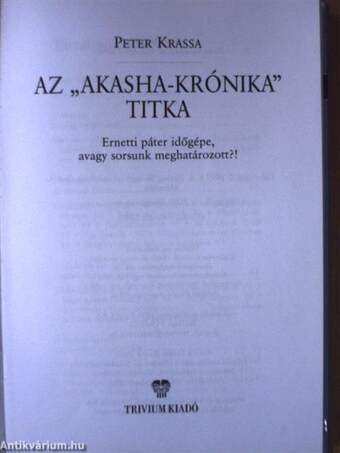 Az "Akasha-krónika" titka