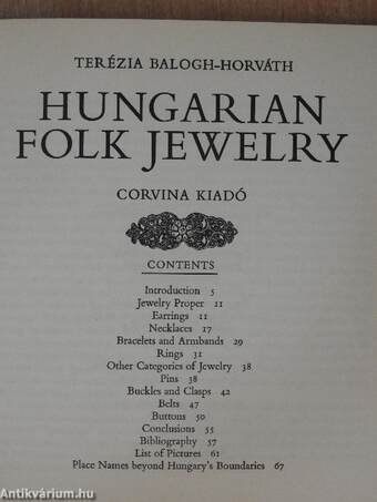 Hungarian folk jewelry