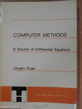 Computer Methods In Solution of Differential Equations